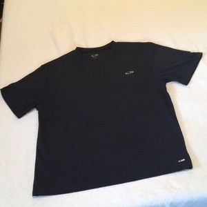Navy Blue Champion Duo Dry T-Shirt, size Large